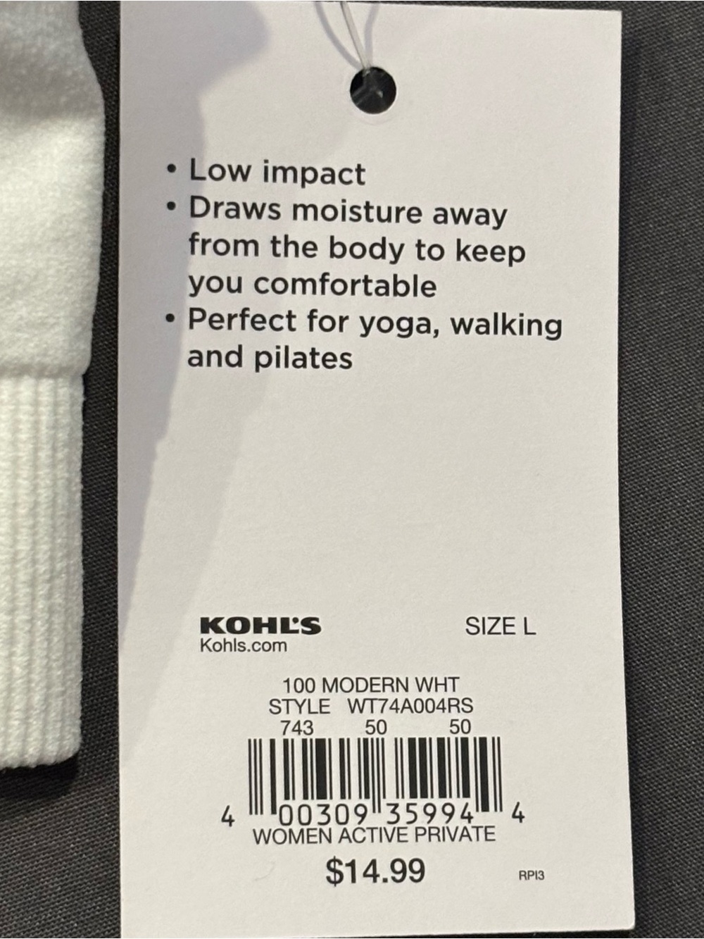 Tek Gear Lot of 3 Seamless Racerback Sports Bras Size Large Low Impact Padded - Picture 6 of 8
